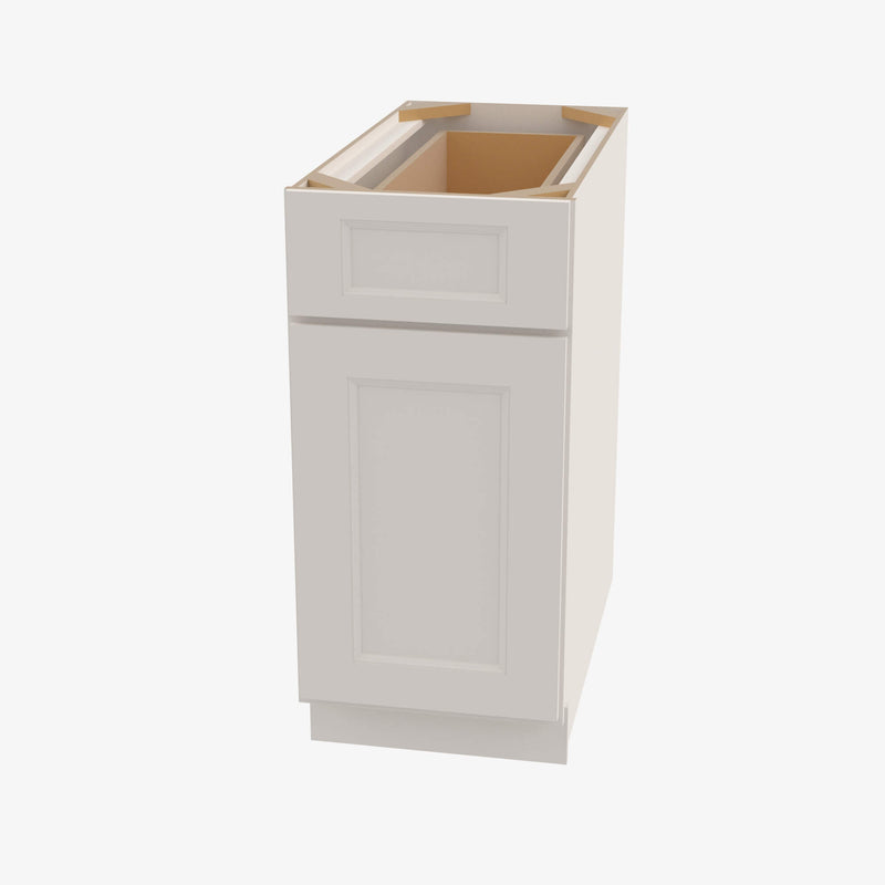 Savannah Linen Deluxe-Standard Wall Base Cabinet-  12''W*24''D*34-1/2''H 1 Door 1 Drawer 1 Shelf