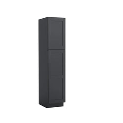 Black Shaker- Pantry 18"W X 90"H 2 Doors