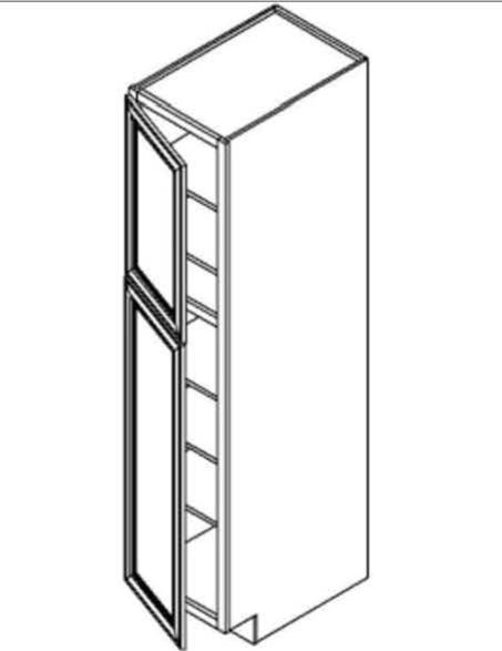 Navarre Coastal Cypress Shaker Pantry 15"W X 96"H 2 Doors