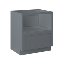 Binary Grey- Microwave Base Cabinet-   1 Drawer Opening