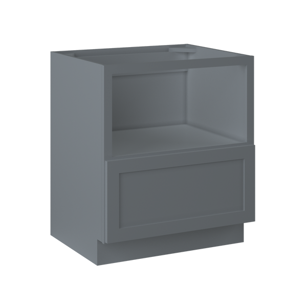 Binary Grey- Microwave Base Cabinet-   1 Drawer Opening