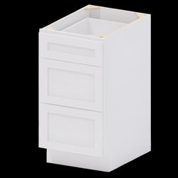 Eldridge White- Base Drawer Pack Cabinet Base Drawer Pack Cabinet-  21''W*24''D*34-1/2''H 3Drawers