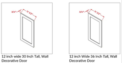 Jade Green Wall DECO Door Panel 11-3/4"W*35-1/2"H*3/4"THICK