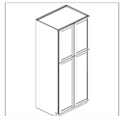 Navarre Coastal Cypress Shaker Pantry 24*W X 90*H, 4 Doors