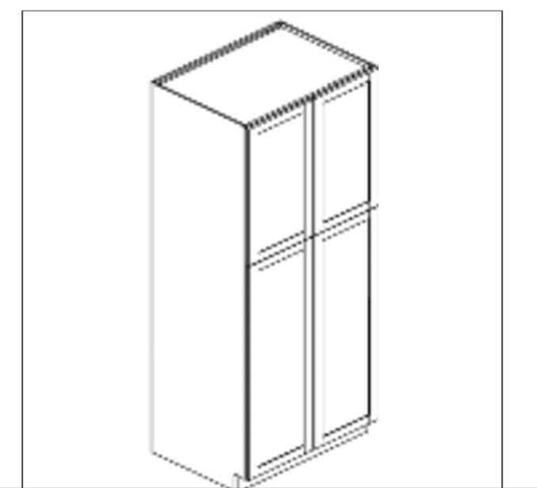 Savannah Linen Deluxe-Base Pantry 30*W X 96*H 4 Doors