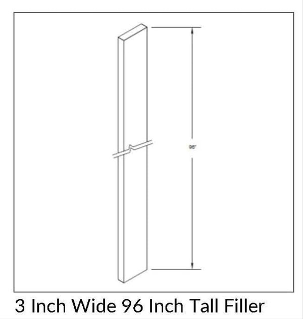 Eldridge White 24"W*96''H*3/4''THICKPanel