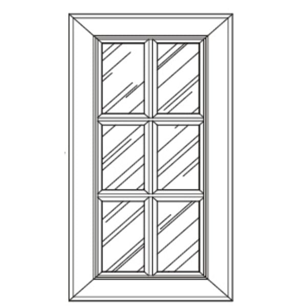 Appalachian Walnut W1542 Mullion Door