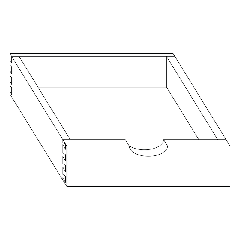 Eldridge SandstOne Roll Out Tray 24"