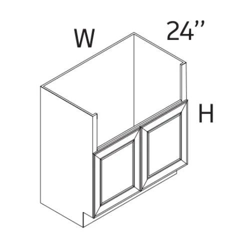 Eldridge Dove- FARM Sink Base Cabinet FARM Sink Base Cabinet-  33" W* 34.5" H* 24" D