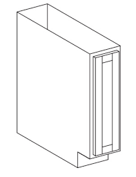 Utopia Cherry- Base Cabinet-  9''W*24''D*34-1/2''H 1Full Height Door