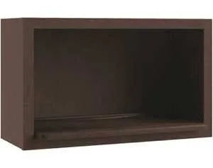 Savannah Chocolate Wall Microwave Cabinet