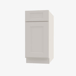 Savannah Linen Deluxe-Standard Wall Base Cabinet-  12''W*24''D*34-1/2''H 1 Door 1 Drawer 1 Shelf